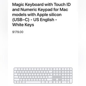 NEW - Magic Keyboard with Touch ID and Numeric Keypad